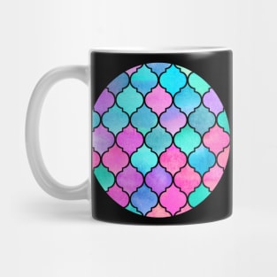 Bright Moroccan Morning - pretty pastel color pattern Mug